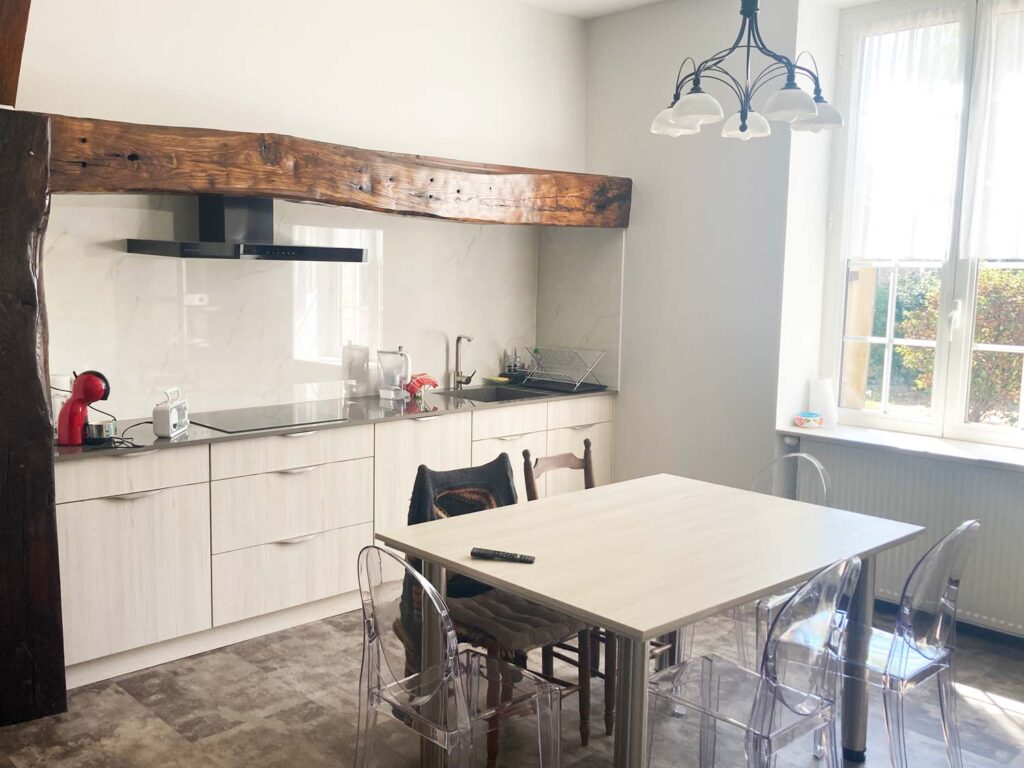 Cuisine bois menuiserie aménagement intérieur