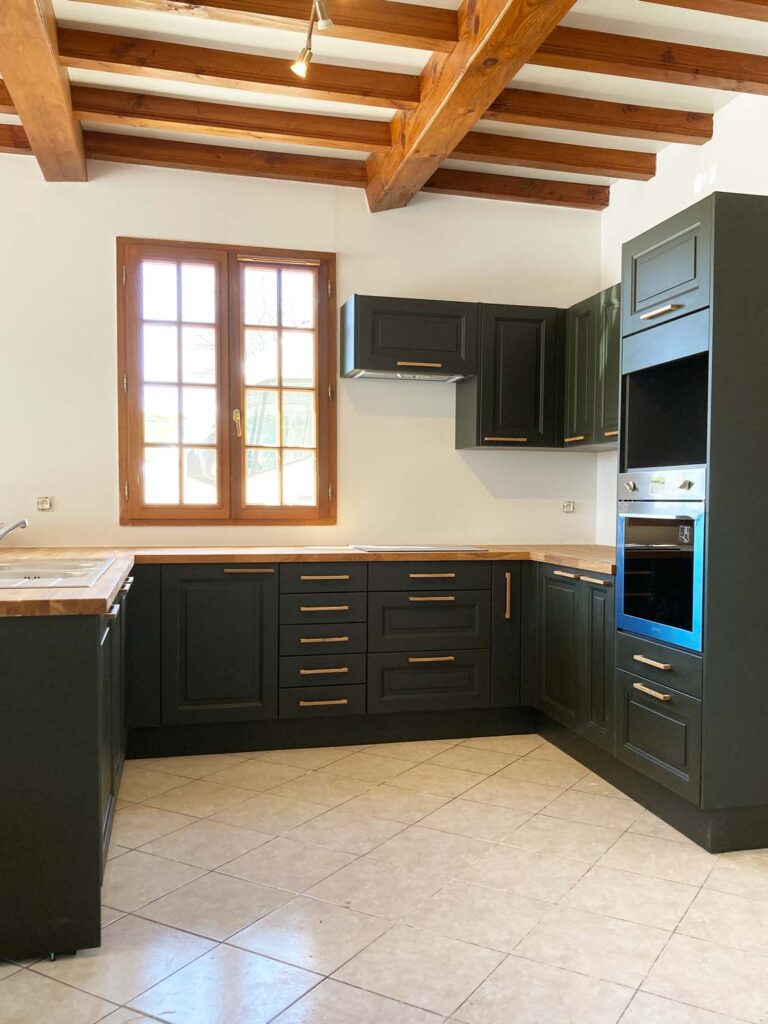 Cuisine bois menuiserie aménagement intérieur