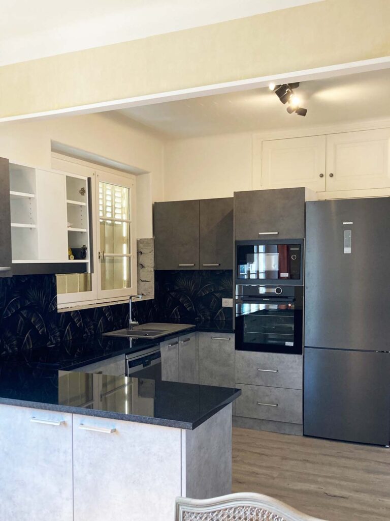 Cuisine bois menuiserie aménagement intérieur