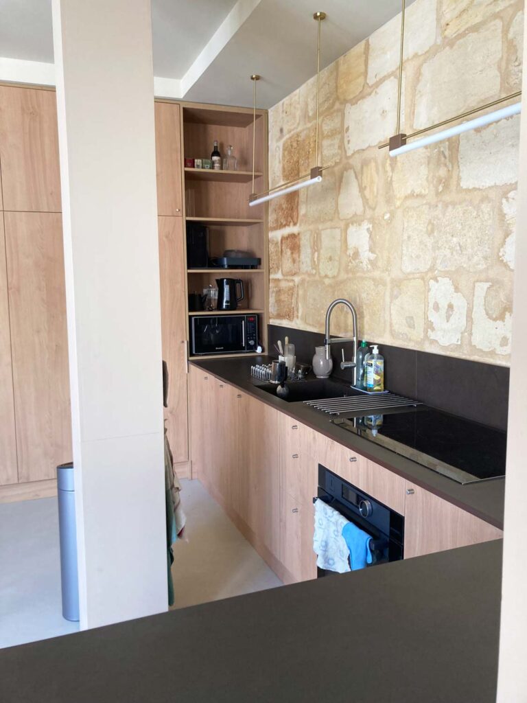 Cuisine bois menuiserie aménagement intérieur