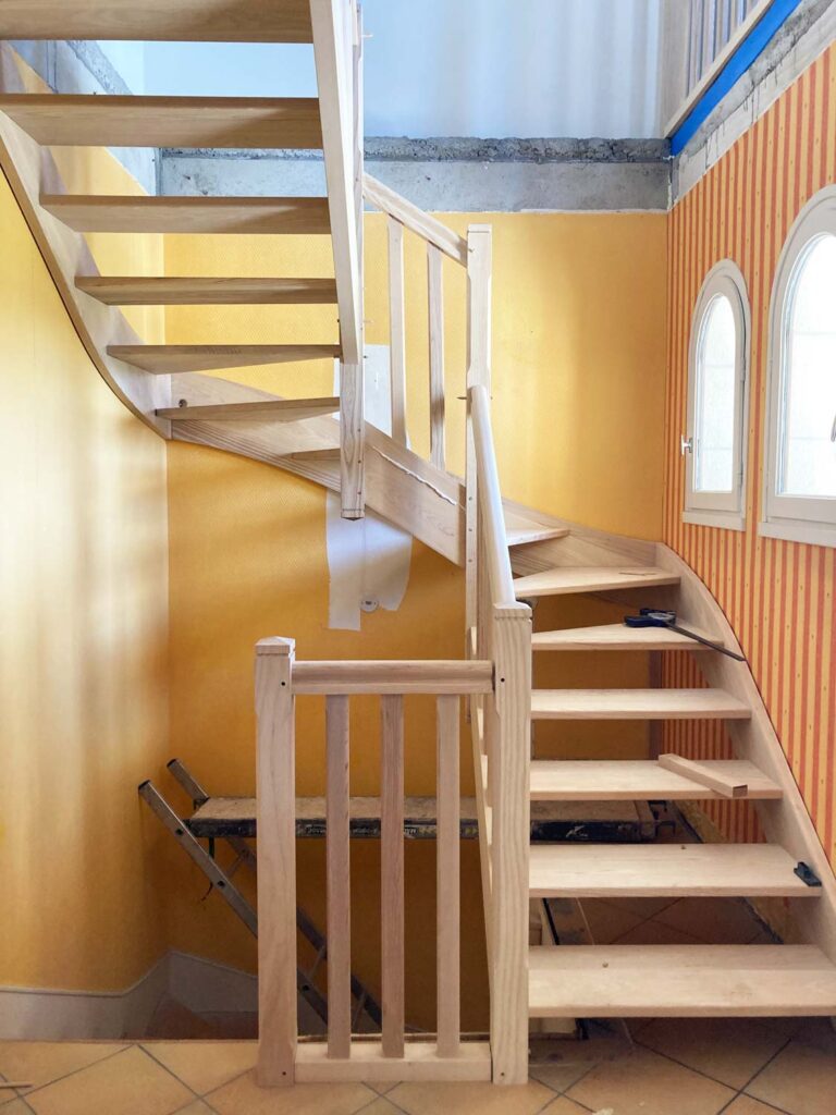 Escalier menuiserie aménagement intérieur
