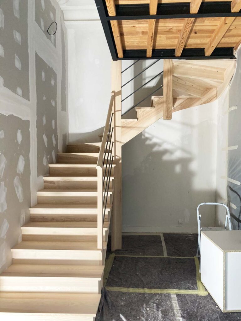 Escalier menuiserie aménagement intérieur