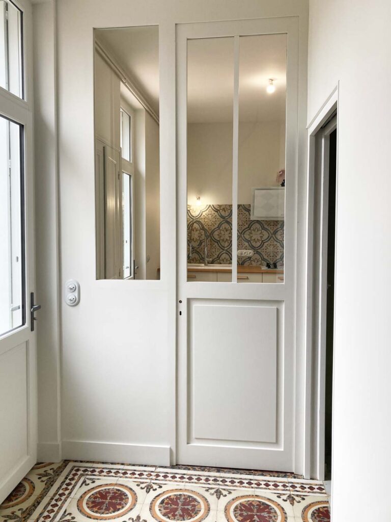 Verrière menuiserie aménagement intérieur
